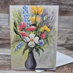 Dalouie's Greeting Card - Bouquet in Vase