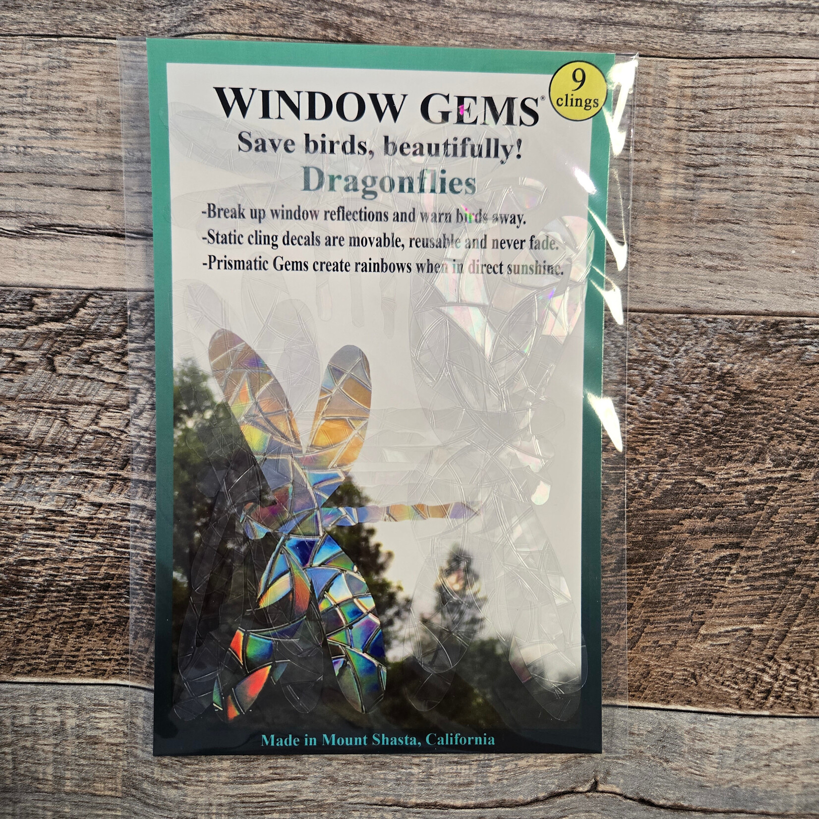 Window Gems Decals - Dragonfly