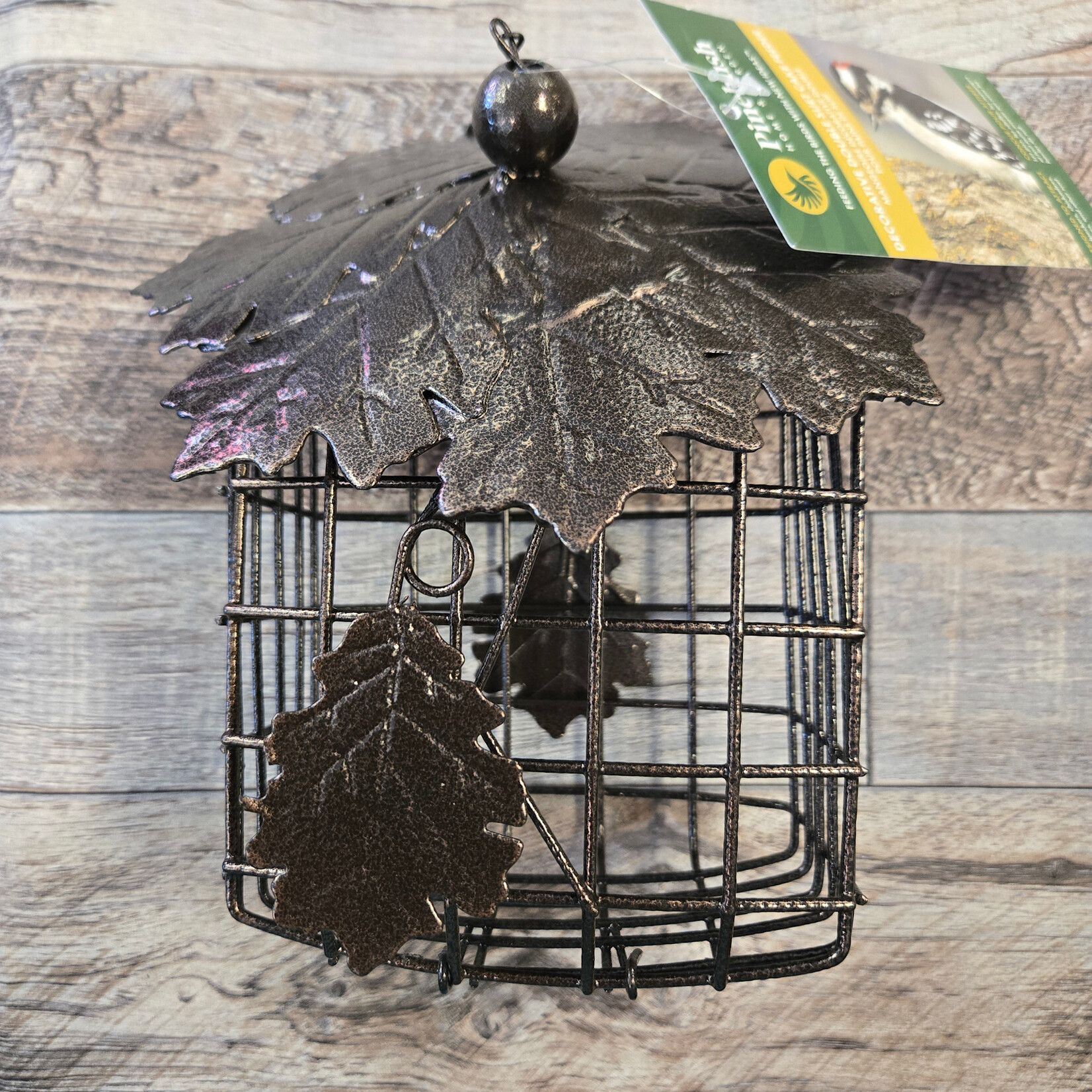 Leaf Suet Cake Feeder