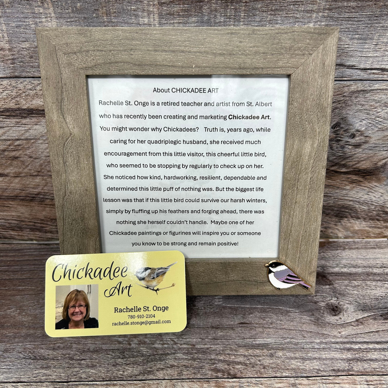 Chickadee Art - Mini Bouquet