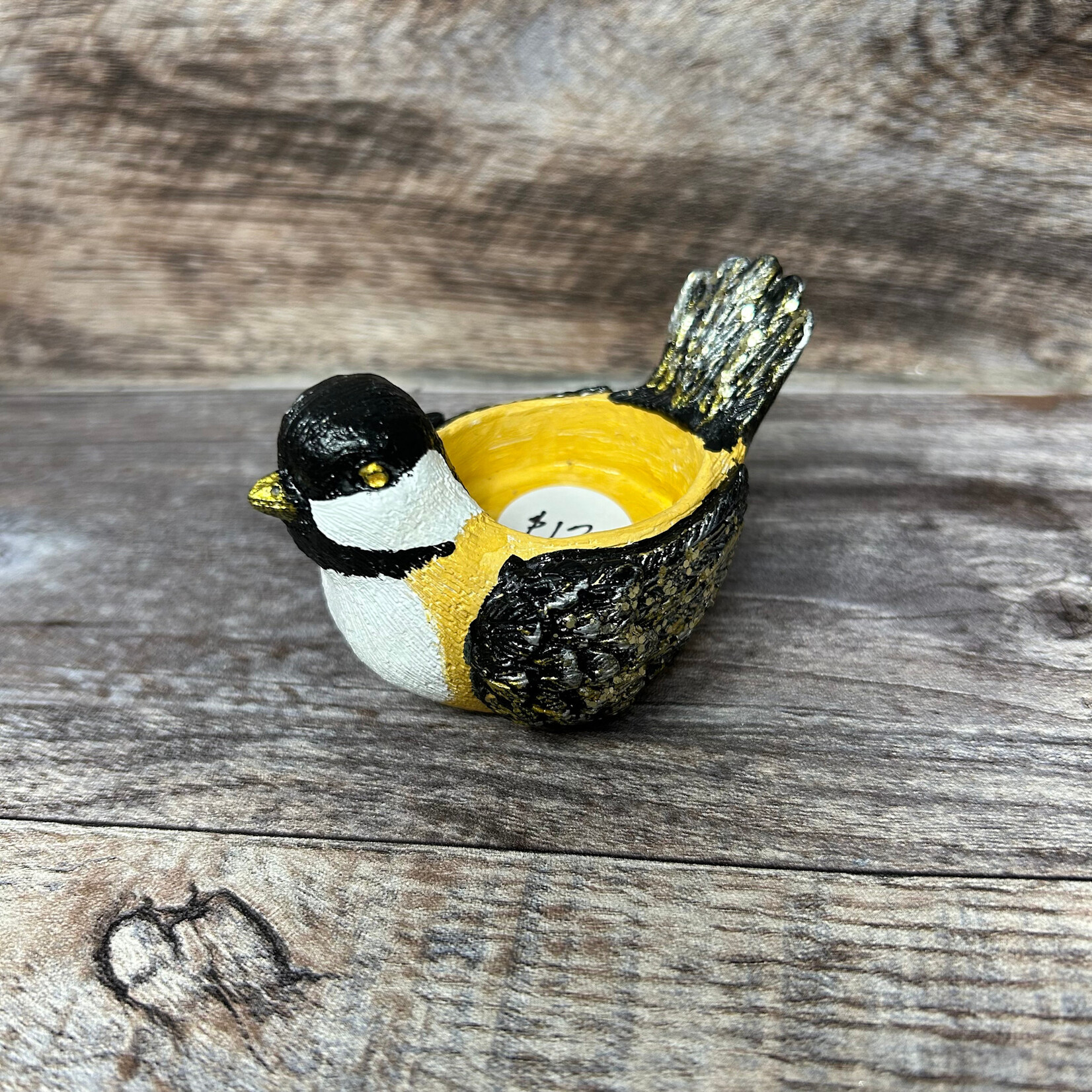 Chickadee Art - Mini Bird Tray