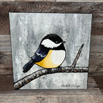 Chickadee Art - Acrylic Painting (Lucy)