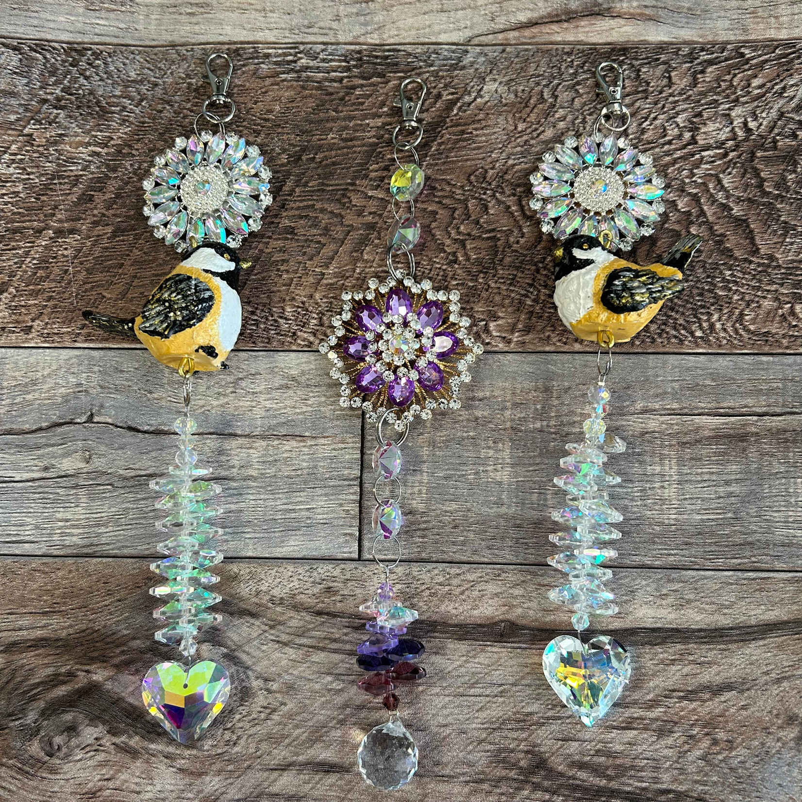 Chickadee Art - Suncatcher $25