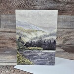 Dalouie's Greeting Card - Cloudy Bear Lake