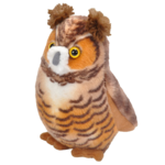 Wild Republic Audubon Plush Bird Great Horned Owl