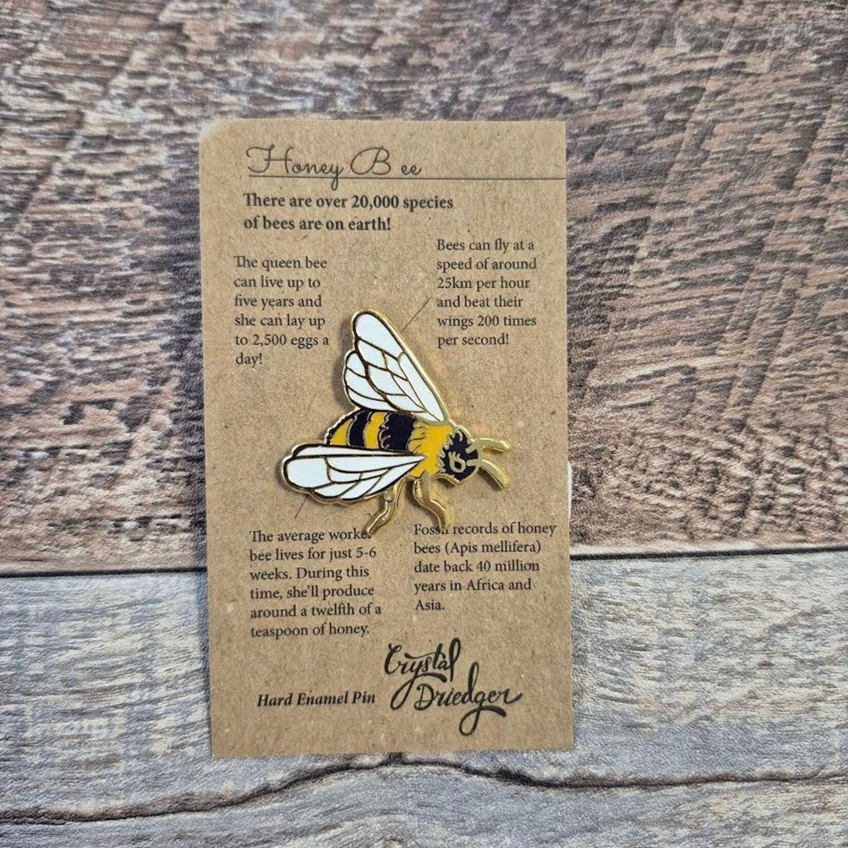 Crystal Driedger Pin - Bee