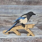 Brian's Wood Puzzle - Black-Billed Magpie
