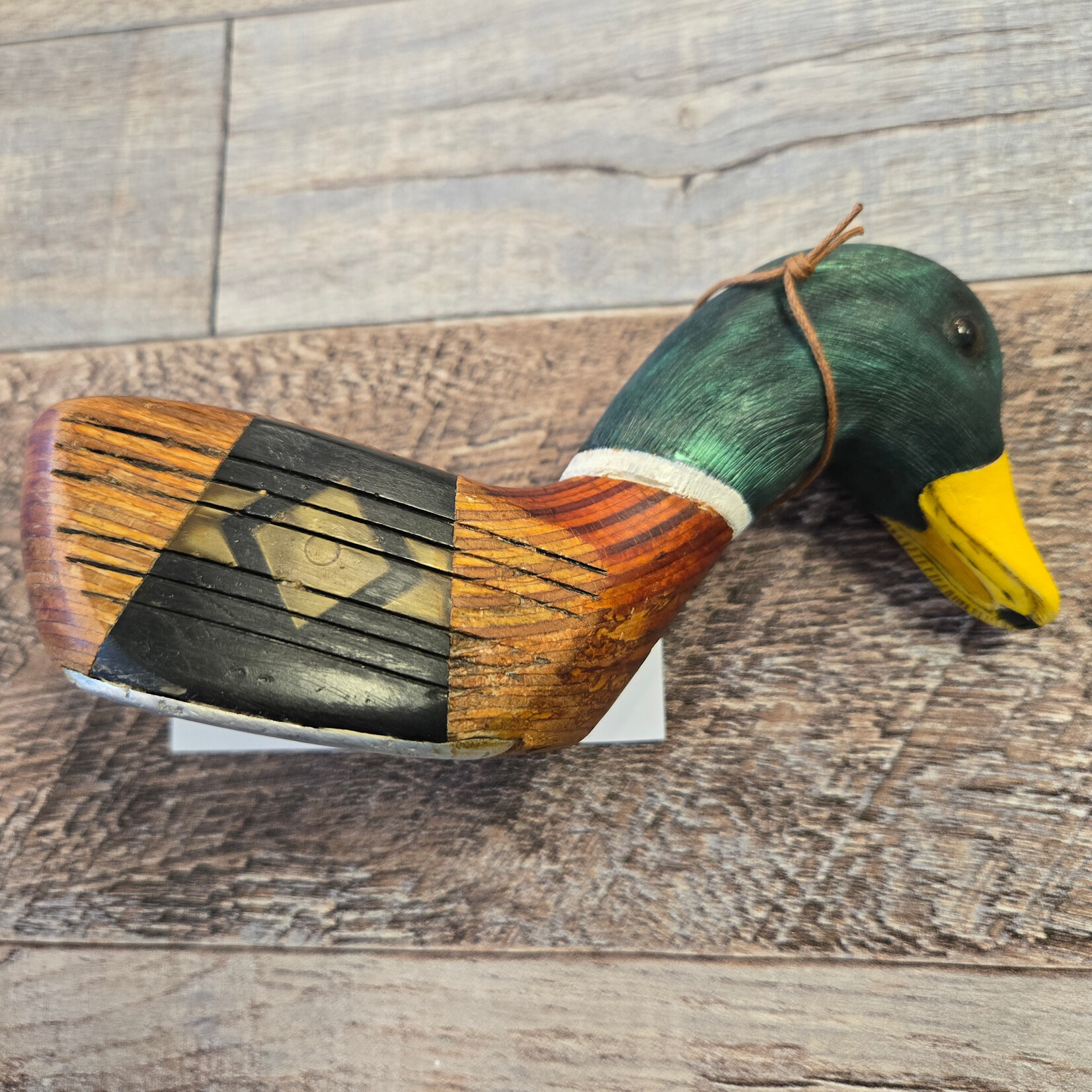 Golf Club Wood Carved Bird - Mallard