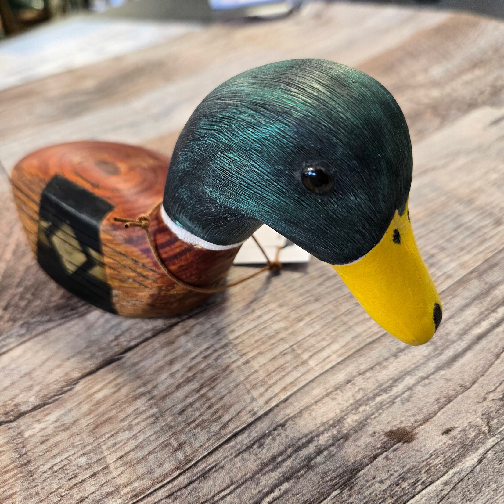 Golf Club Wood Carved Bird - Mallard