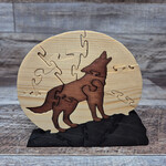 Brian's Wood Puzzle - Howling Wolf