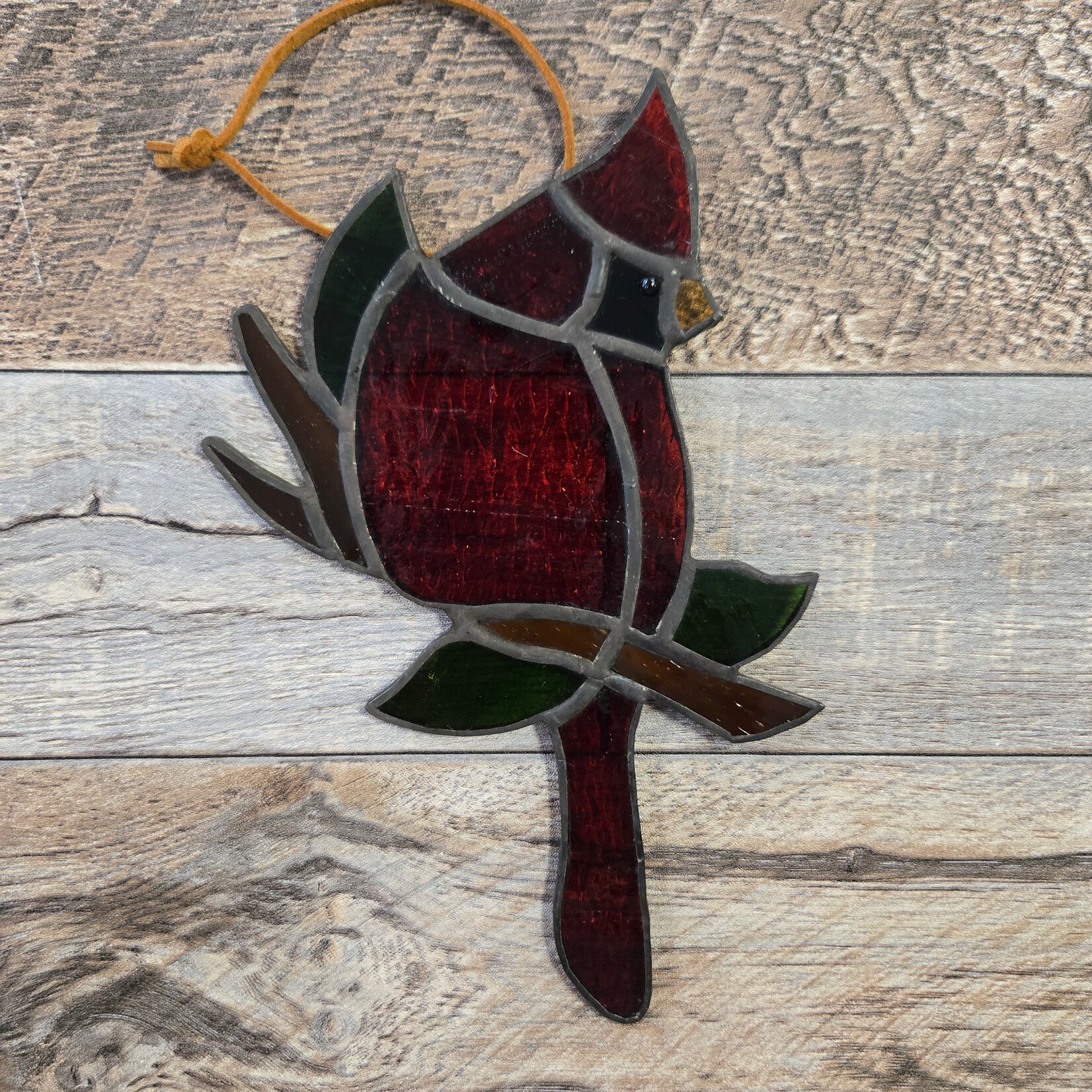 Glenda's Stained Glass - Cardinal