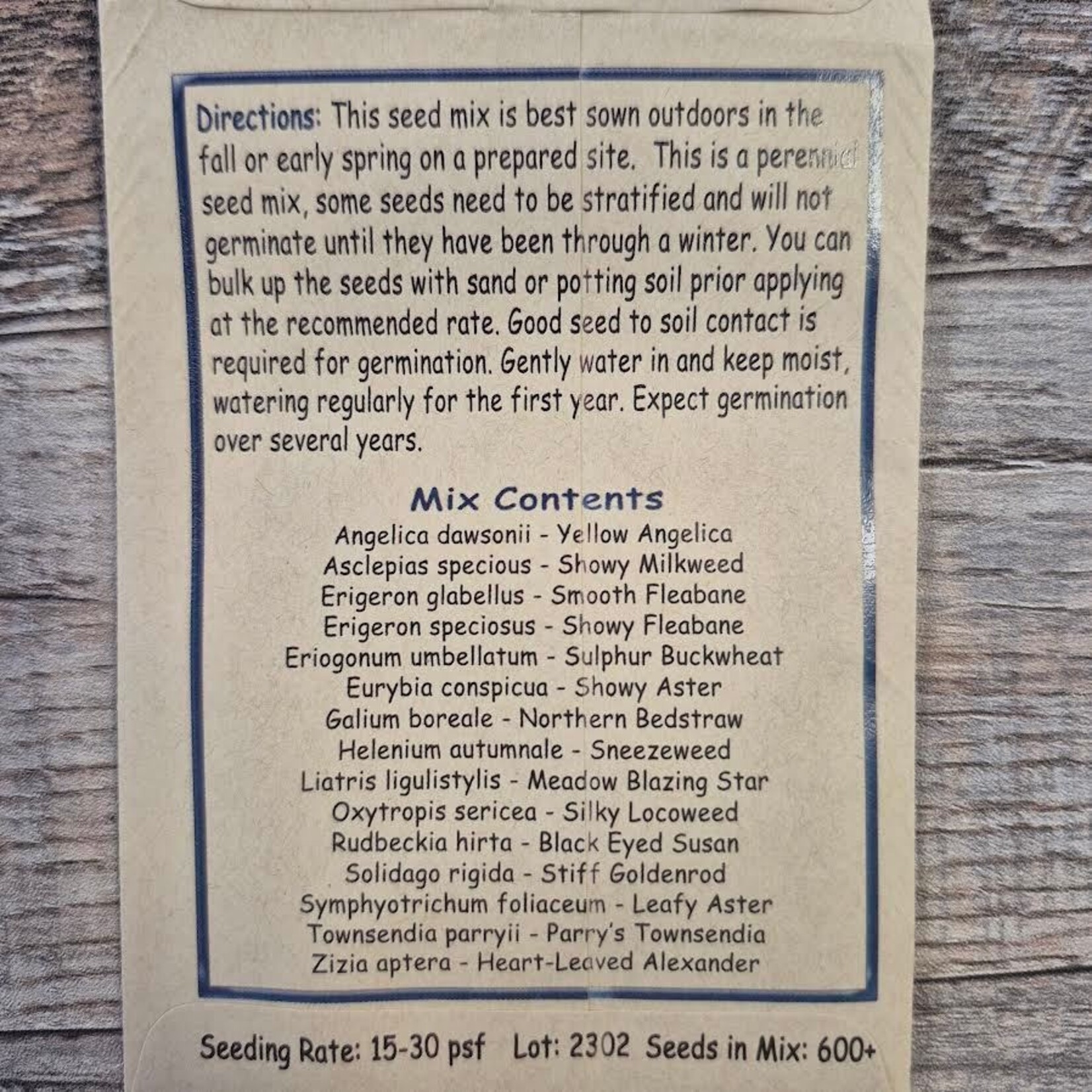 Wild About Flowers Seed Mix - Wildflowers for Butterflies