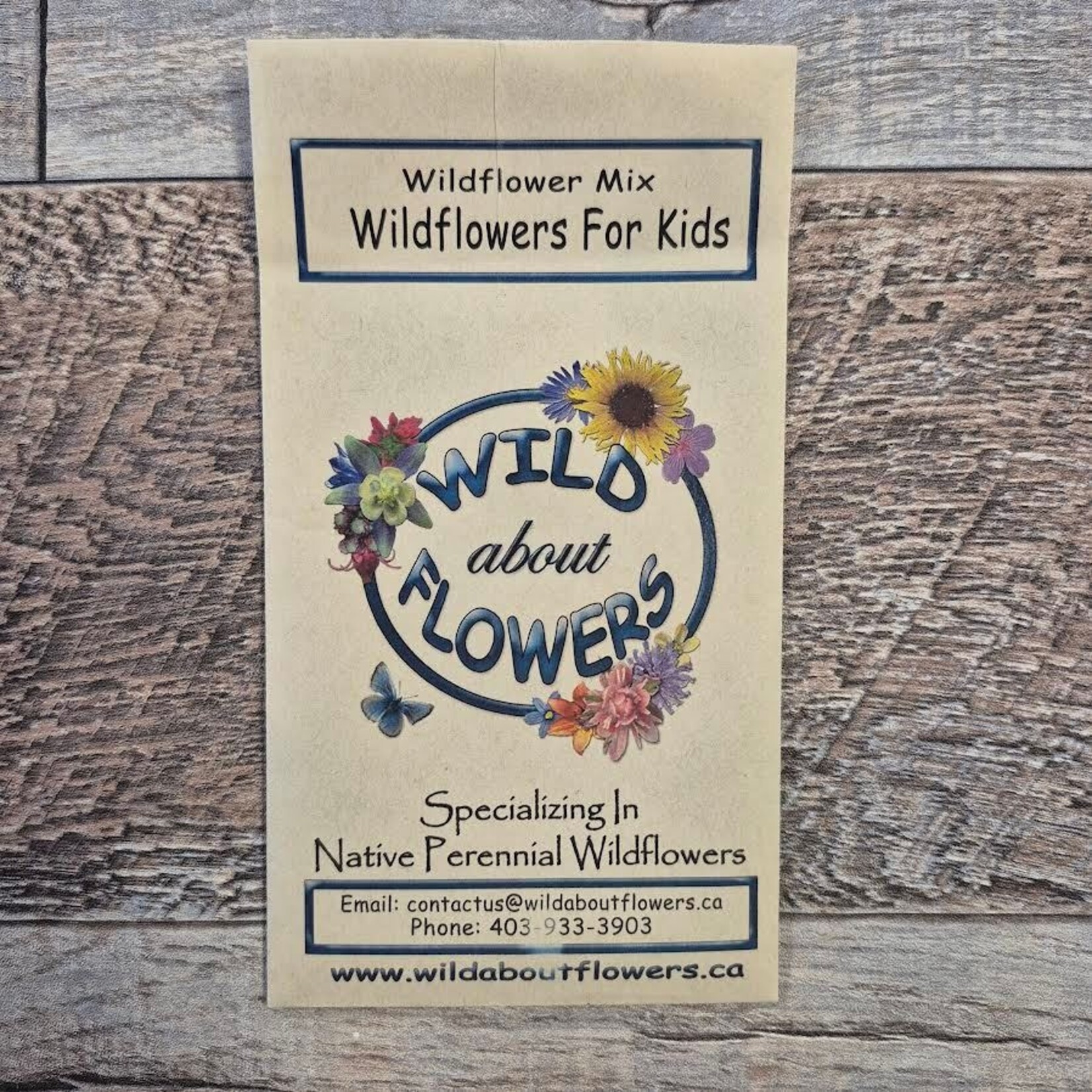 Wild About Flowers Seed Mix - Easy Grow Wildflowers for Kids