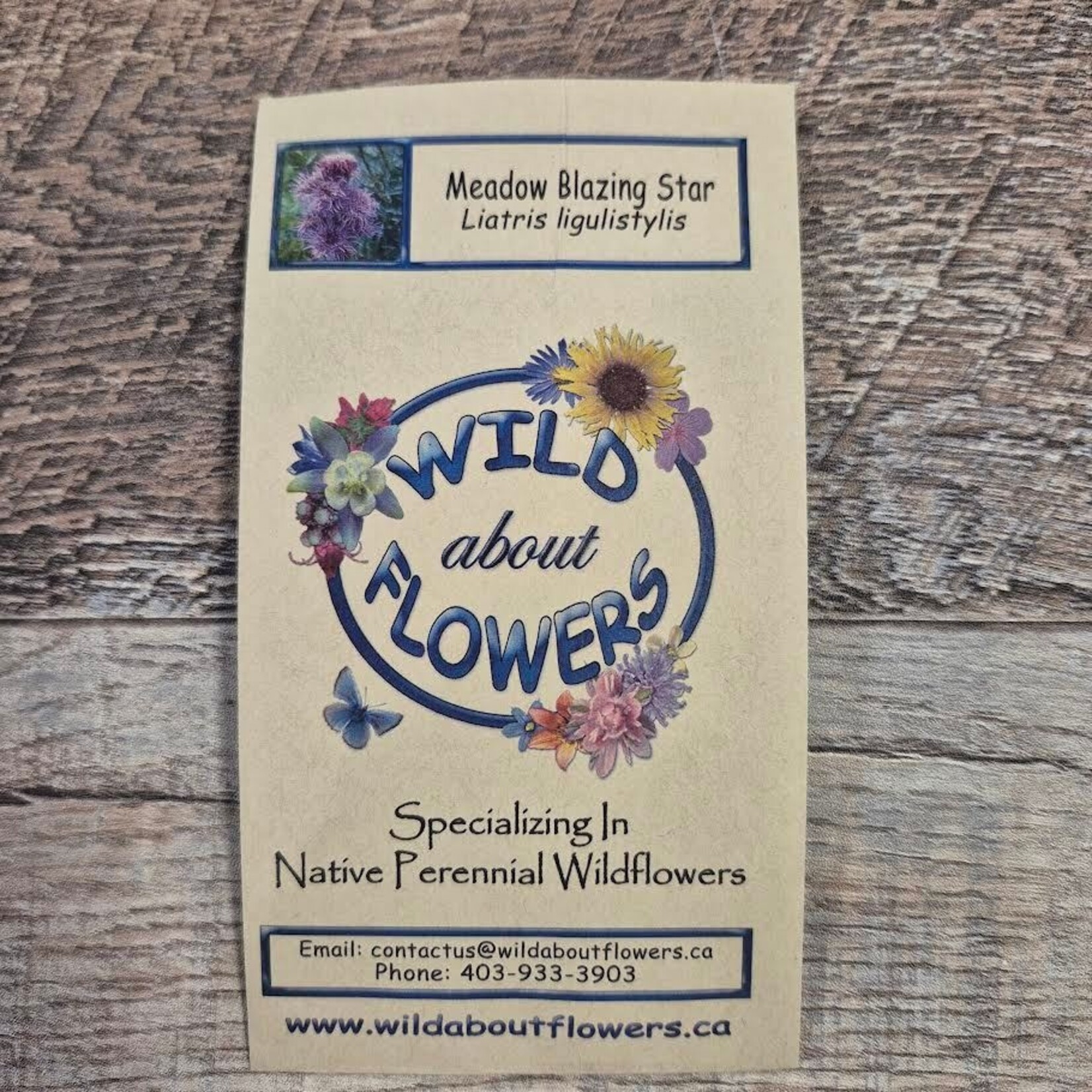 Wildflowers Seed Package - Meadow Blazing Star