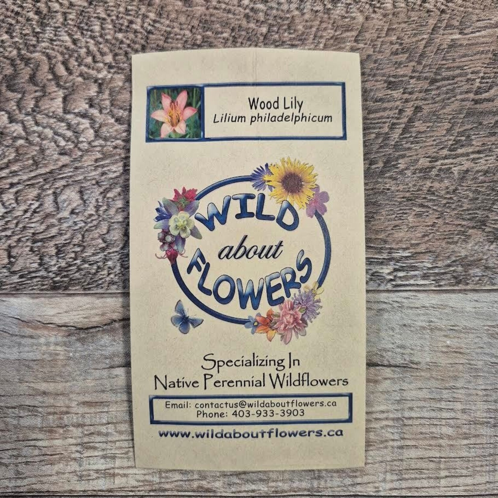 Wildflowers Seed Package - Wood Lily
