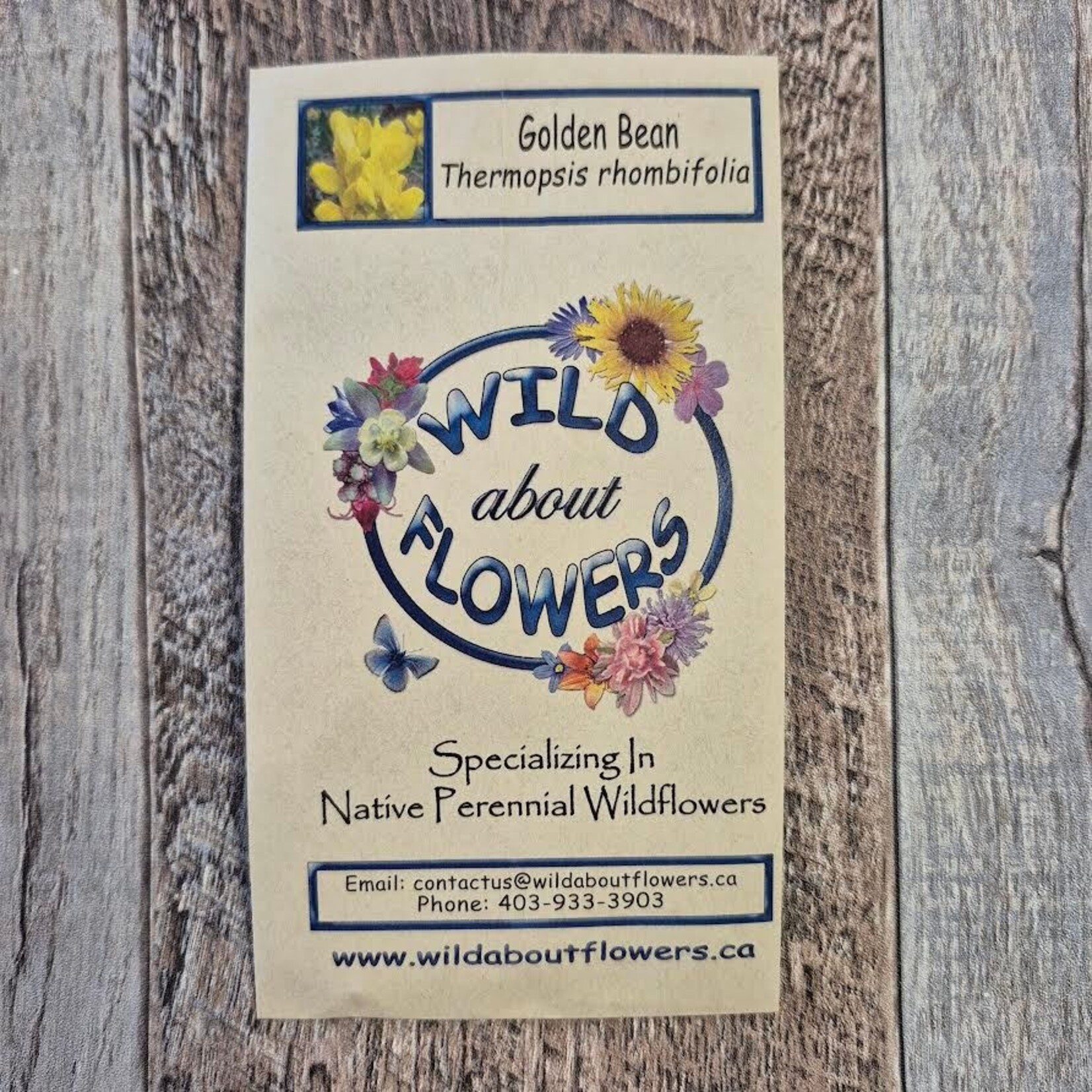Wildflowers Seed Package - Golden Beans