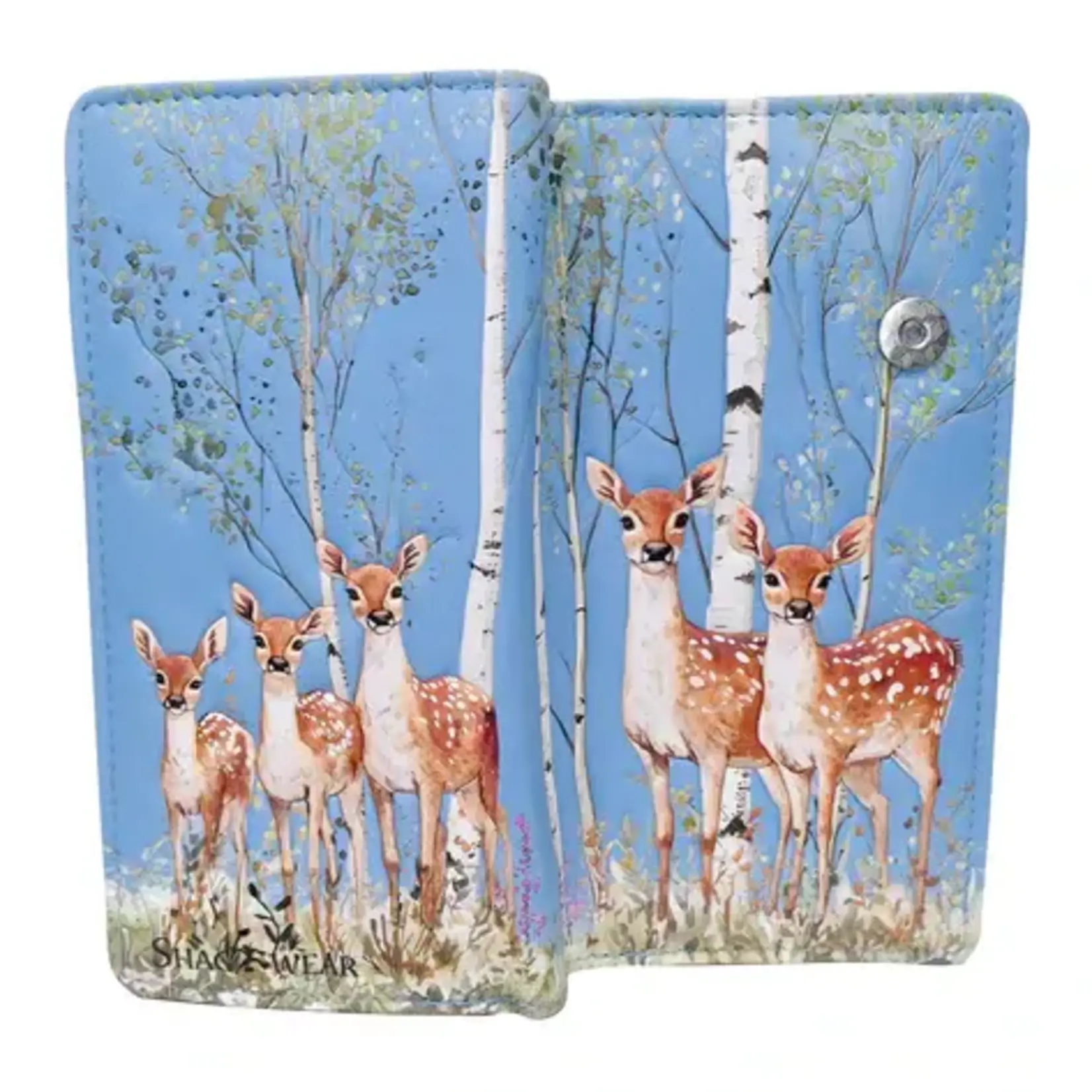 Large Shagwear Wallet - Blue Deer Gathering