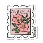 Alberta Postage Stamp Vinyl Sticker