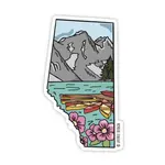 Banff Alberta Vinyl Sticker