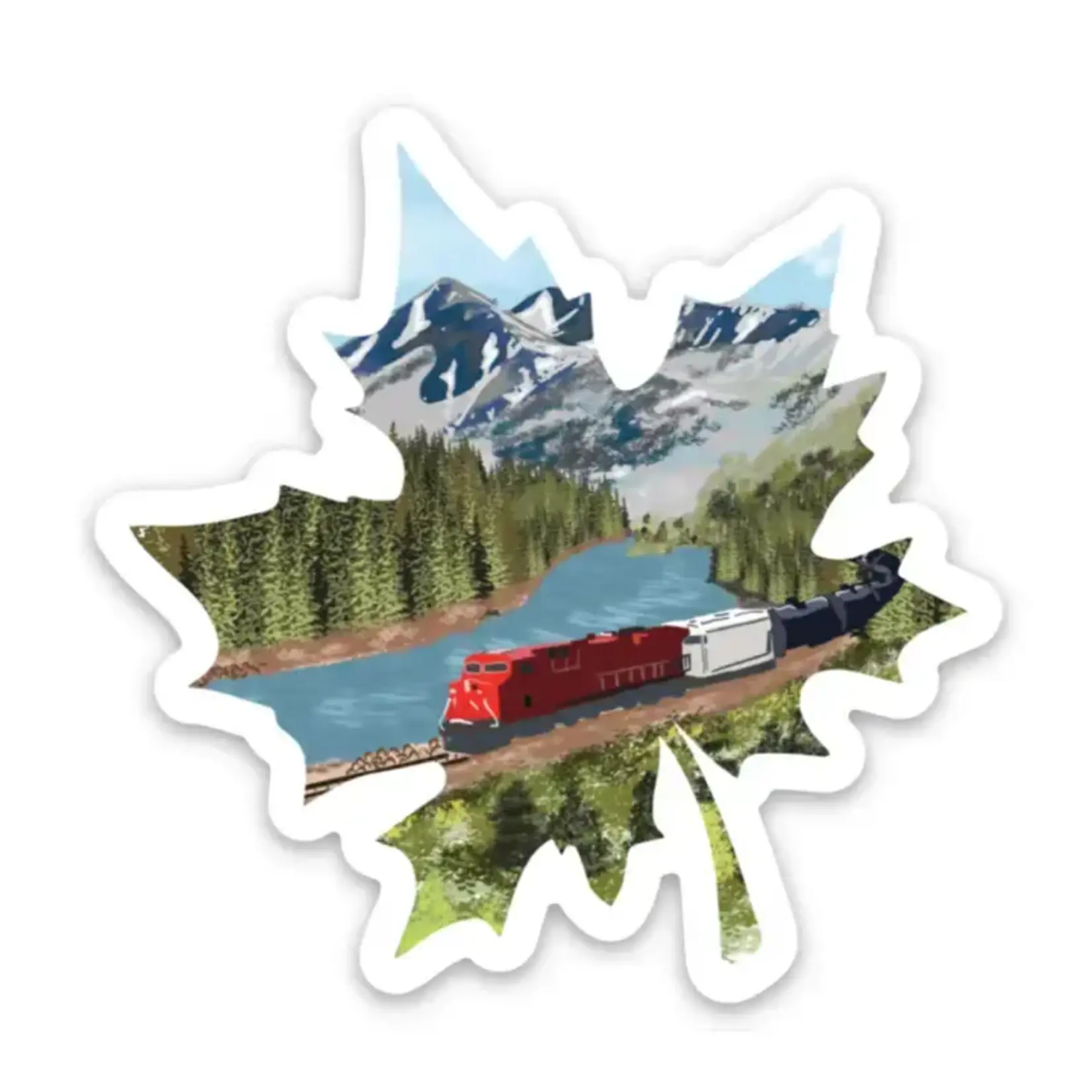 Rocky Mountain Matte Vinyl Sticker