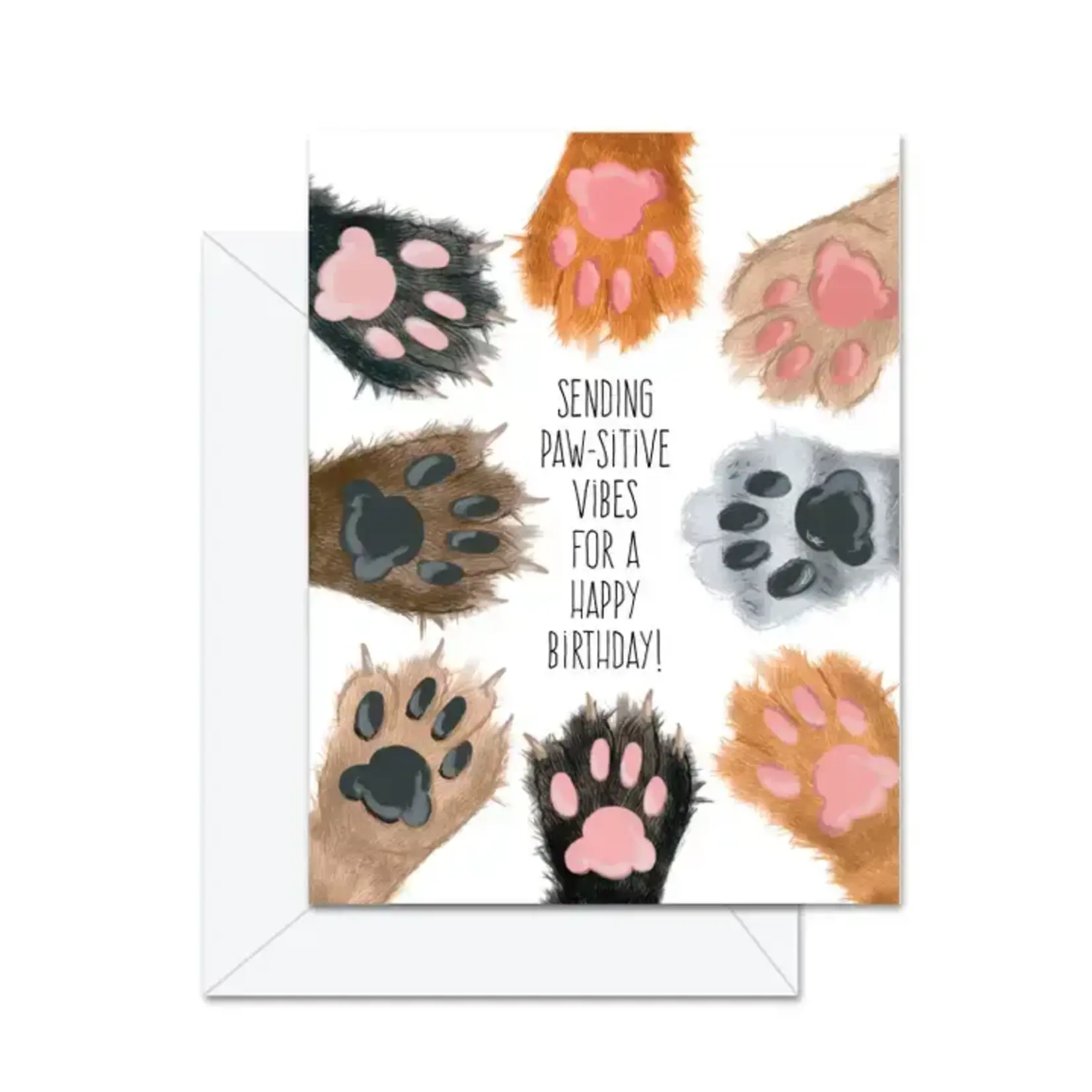 Jaybee Design - Sending Paw-Sitive Vibes For A Happy Birthday