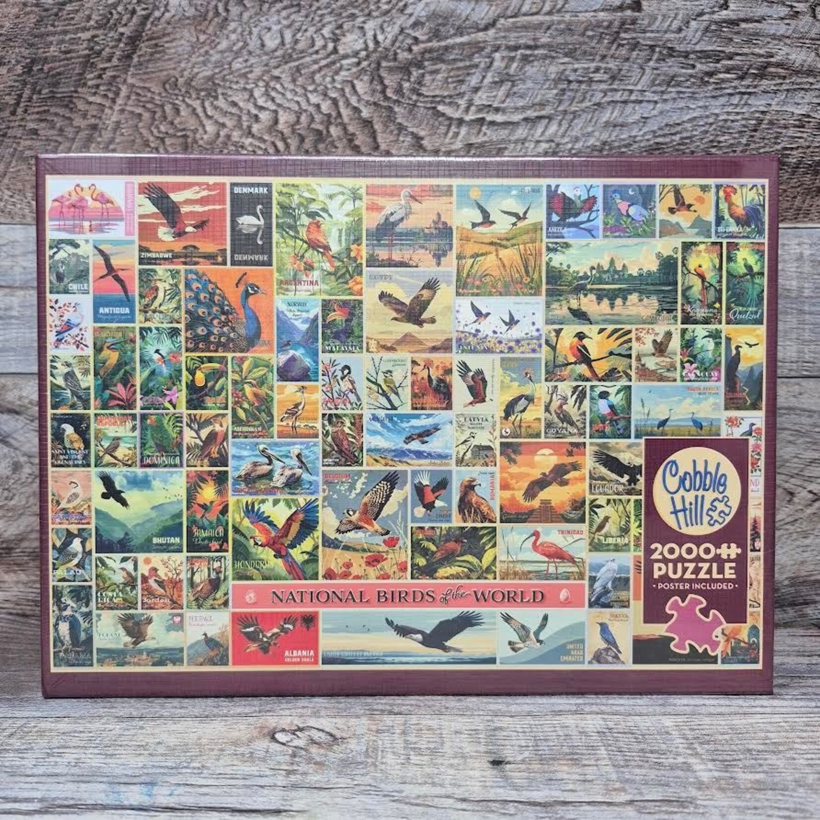 Cobble Hill Puzzles National Birds of the World - 2000 pc Puzzle