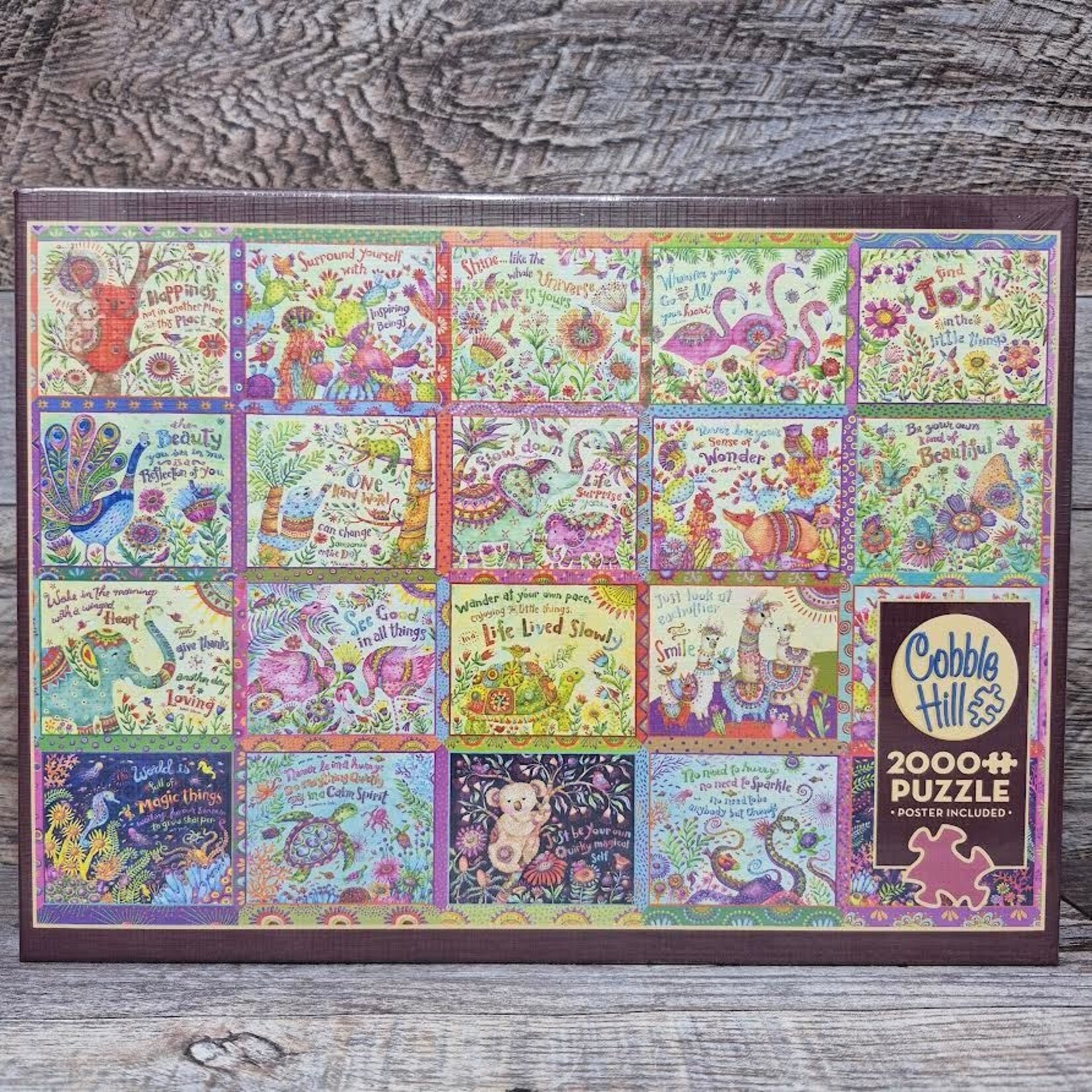 Cobble Hill Puzzles Happy Thoughts - 2000 pc Puzzle
