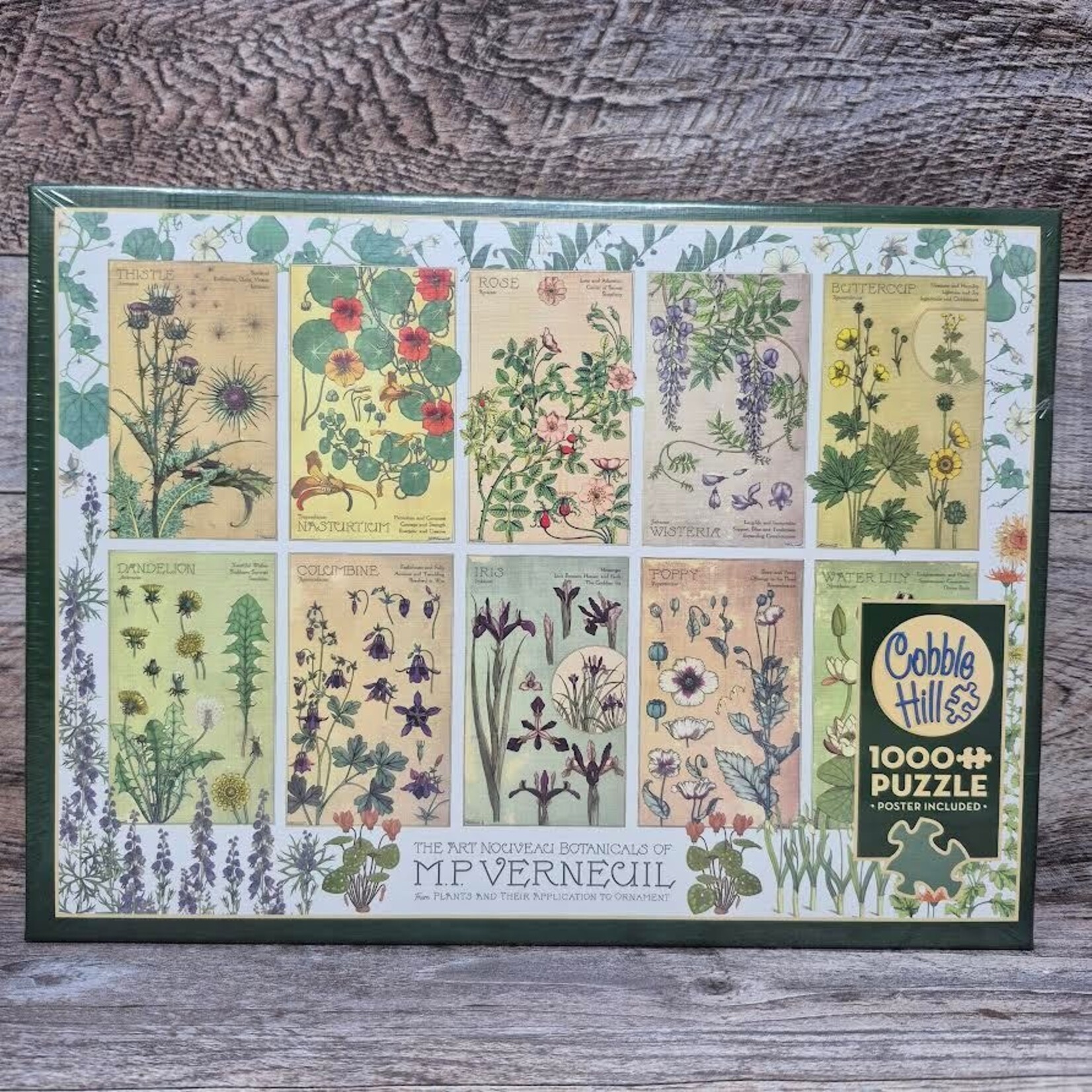 Cobble Hill Puzzles Cobble Hill - Botanicals by Verneuil - 1000 pc Puzzle