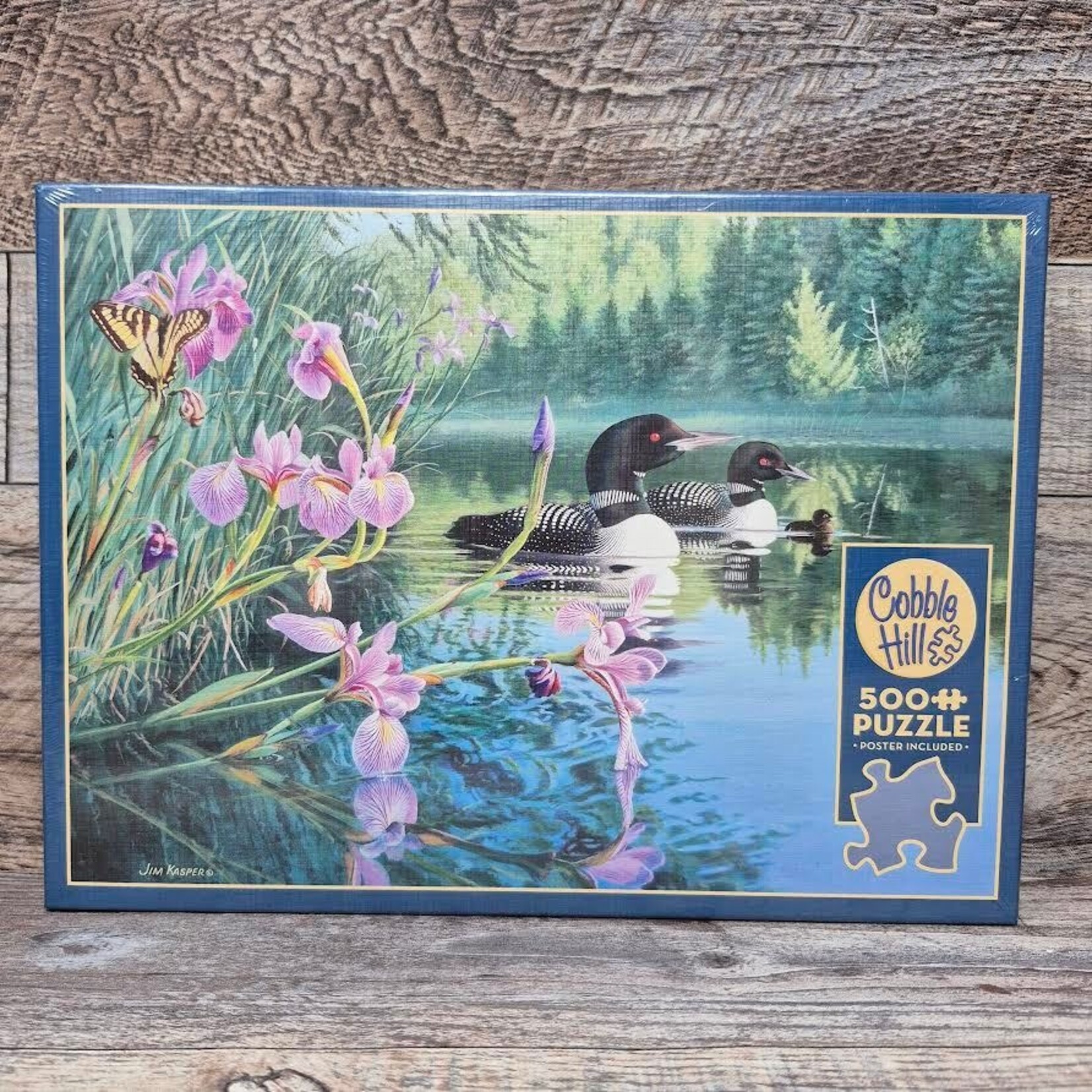 Cobble Hill Puzzles Iris Cove Loons - 500 pc Puzzle