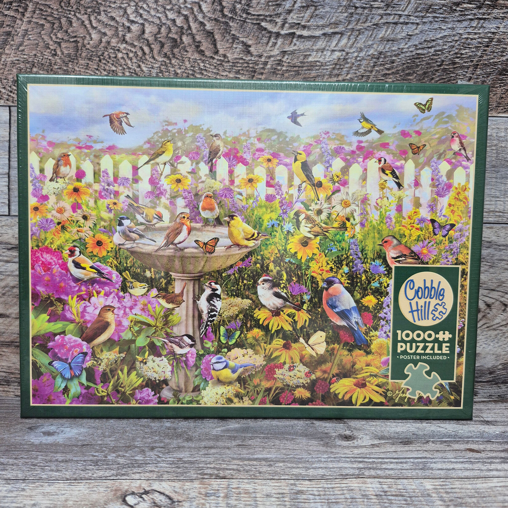 Backyard Bird Bath  - 1000 pc Puzzle