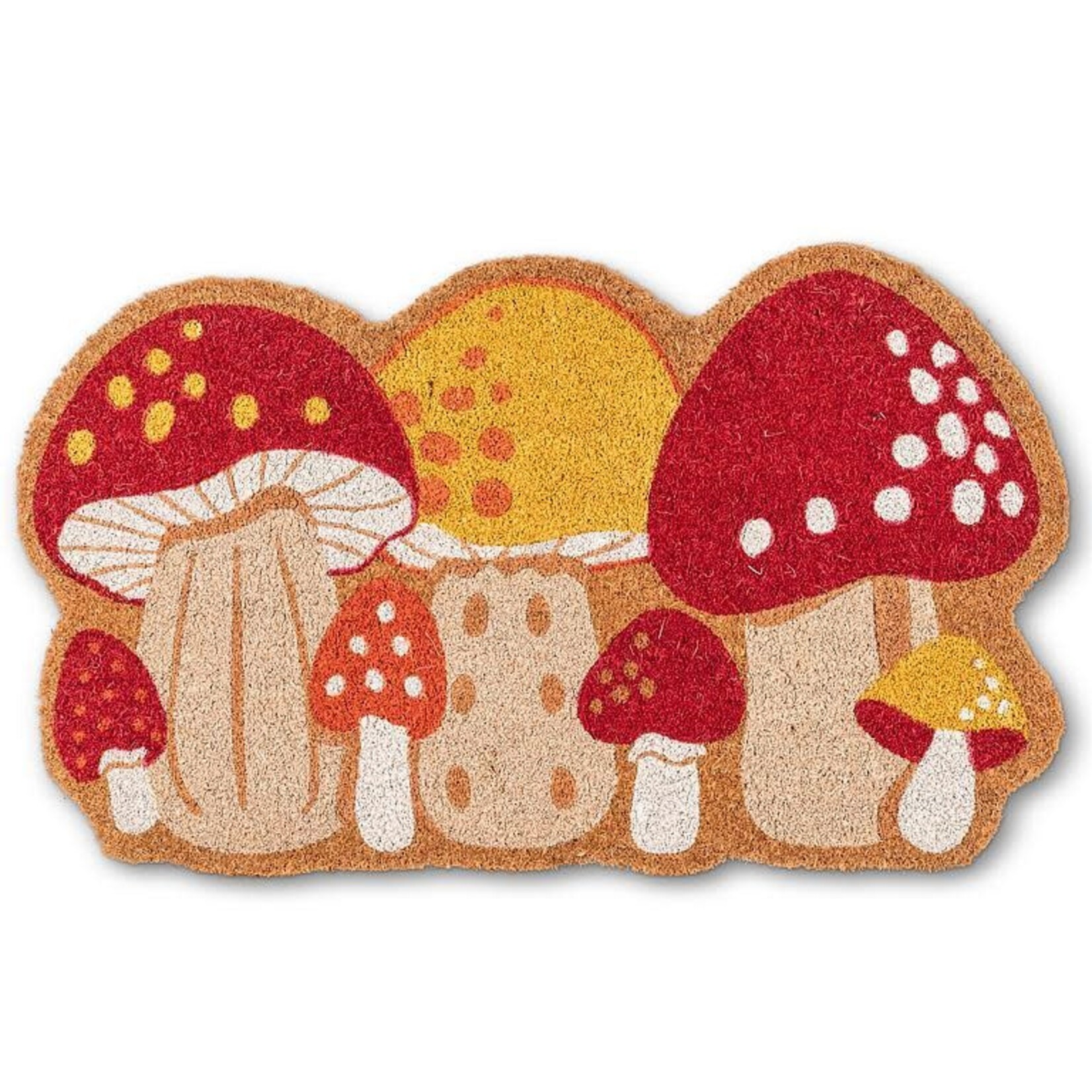 Doormat - Colourful Mushrooms Shaped