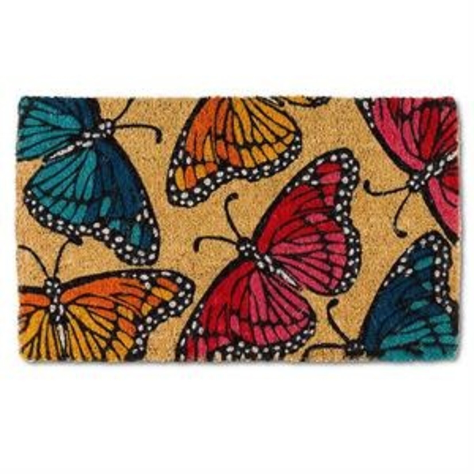 Doormat - Multi Colour Butterfly