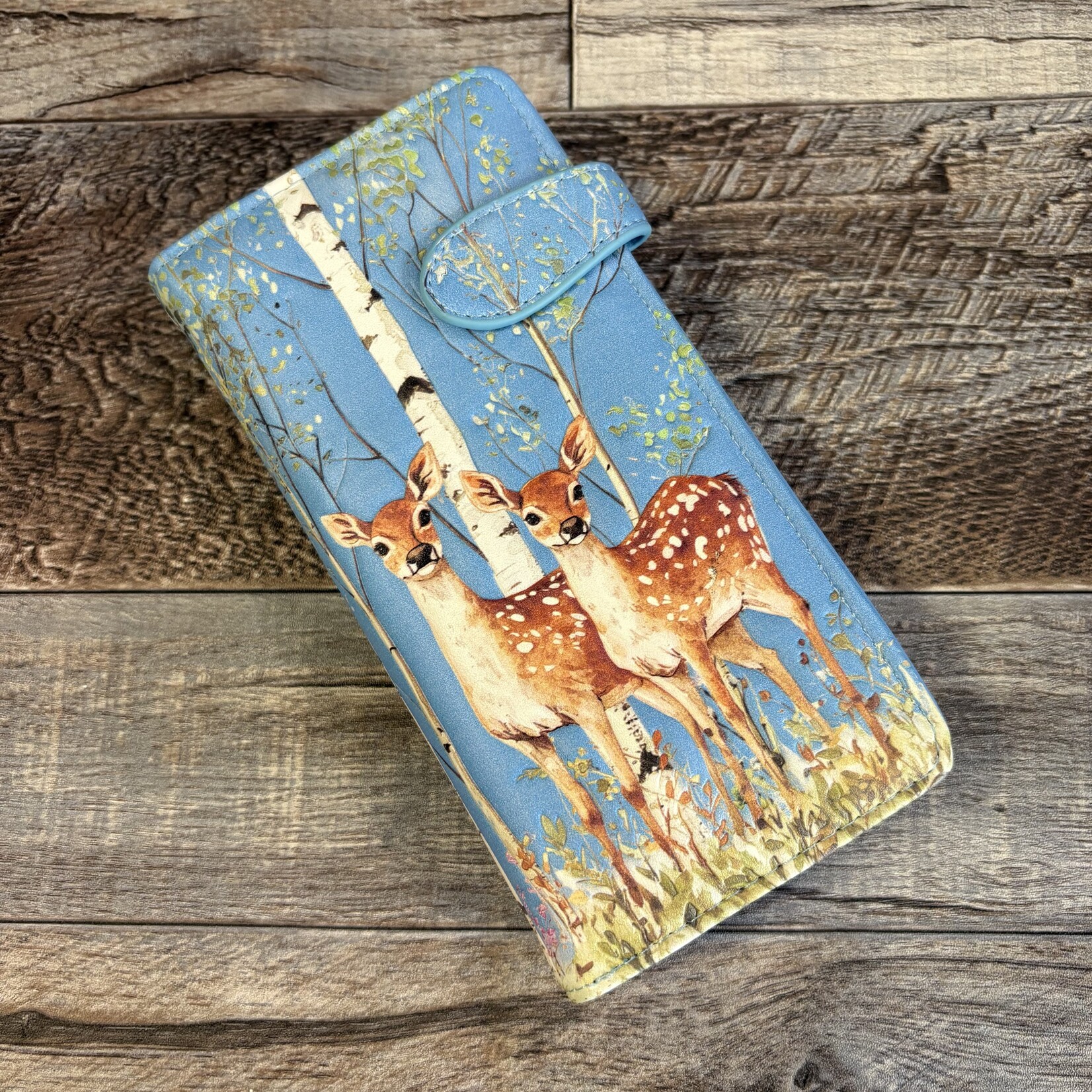 Large Shagwear Wallet - Blue Deer Gathering
