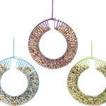 Peanut Wreath Feeder Blue