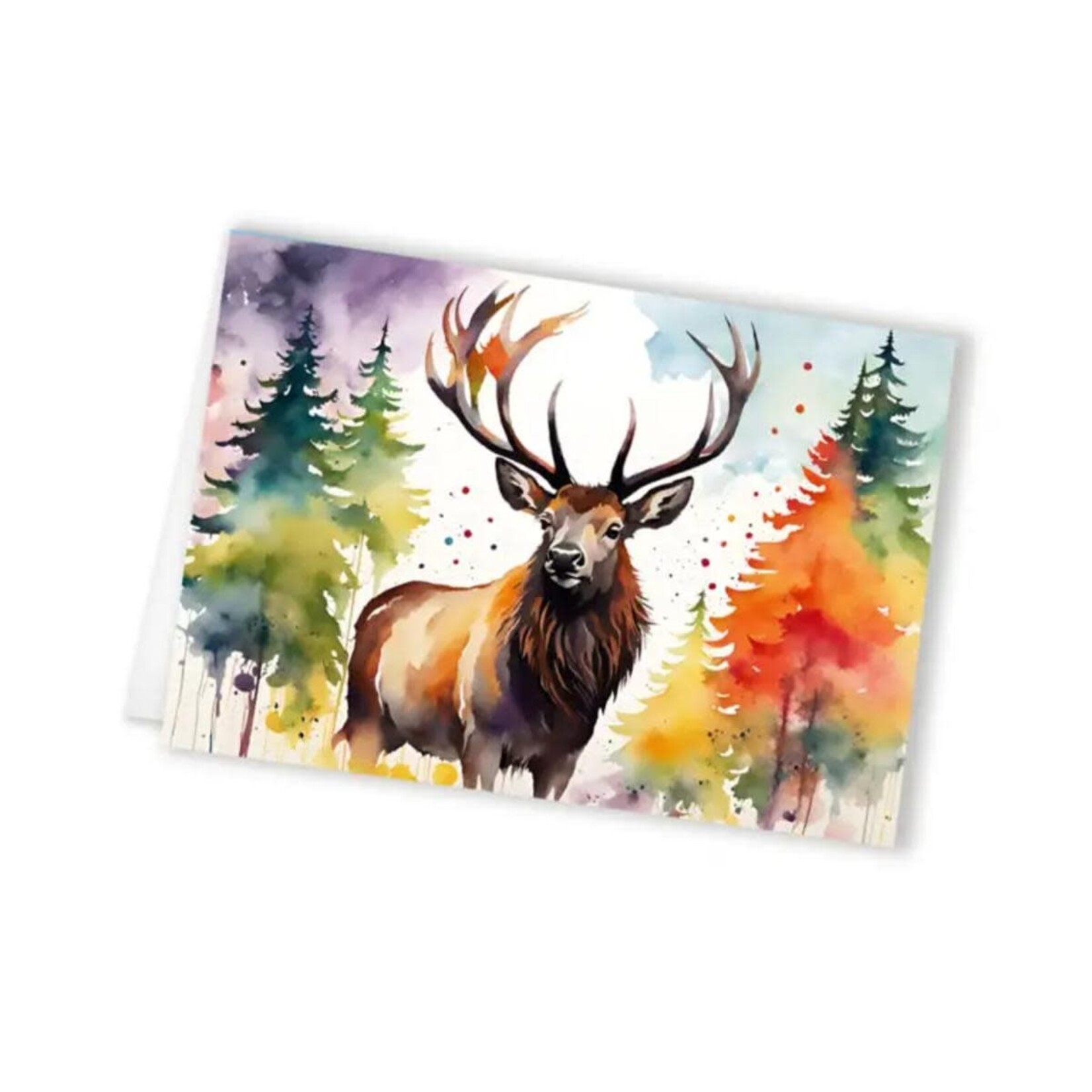 Terri McLaughlin Greeting Card - Elk