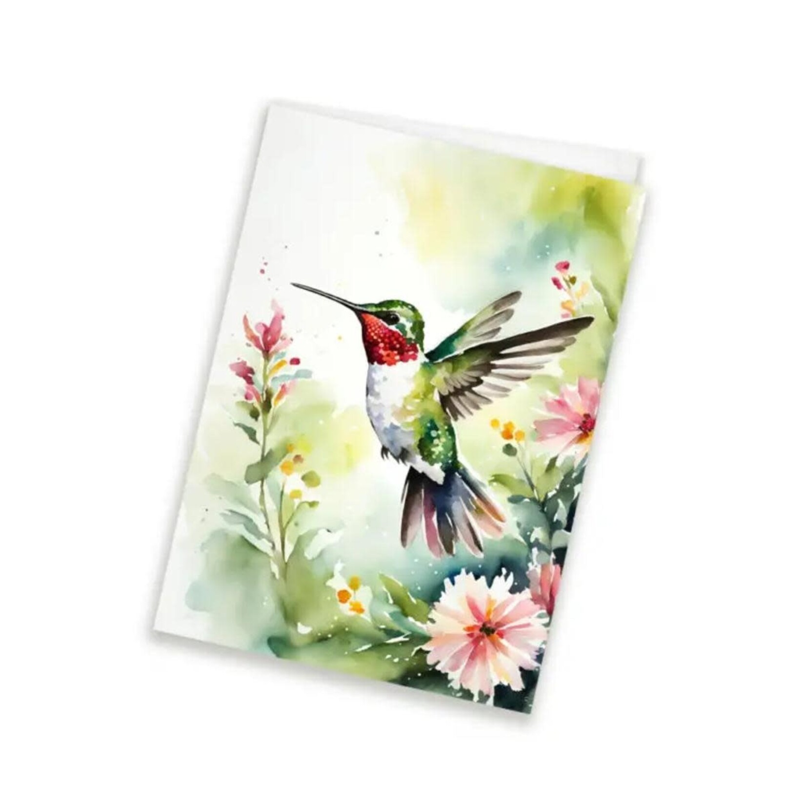 Terri McLaughlin Greeting Card - Hummingbird