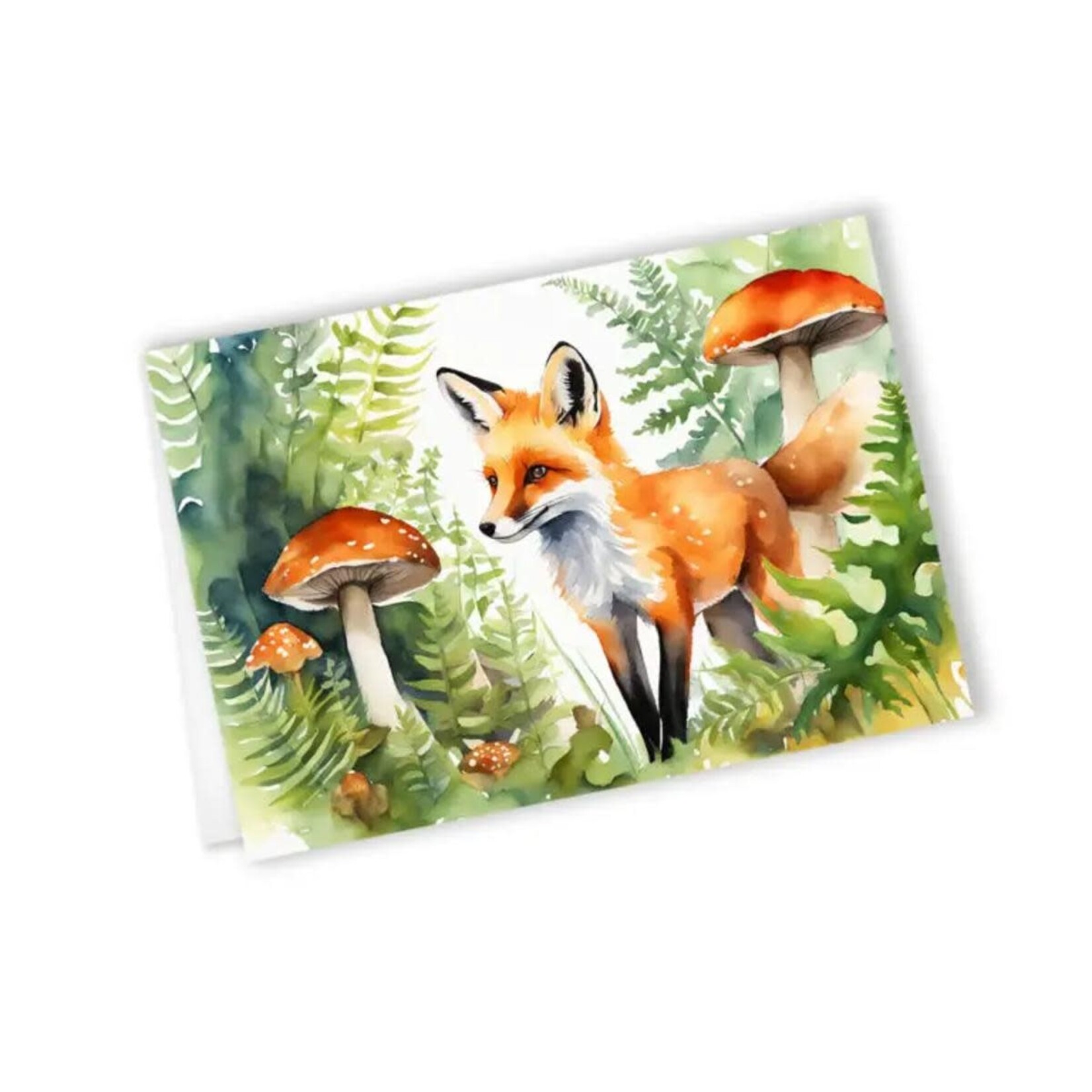 Terri McLaughlin Greeting Card - Little Fox in a Big World