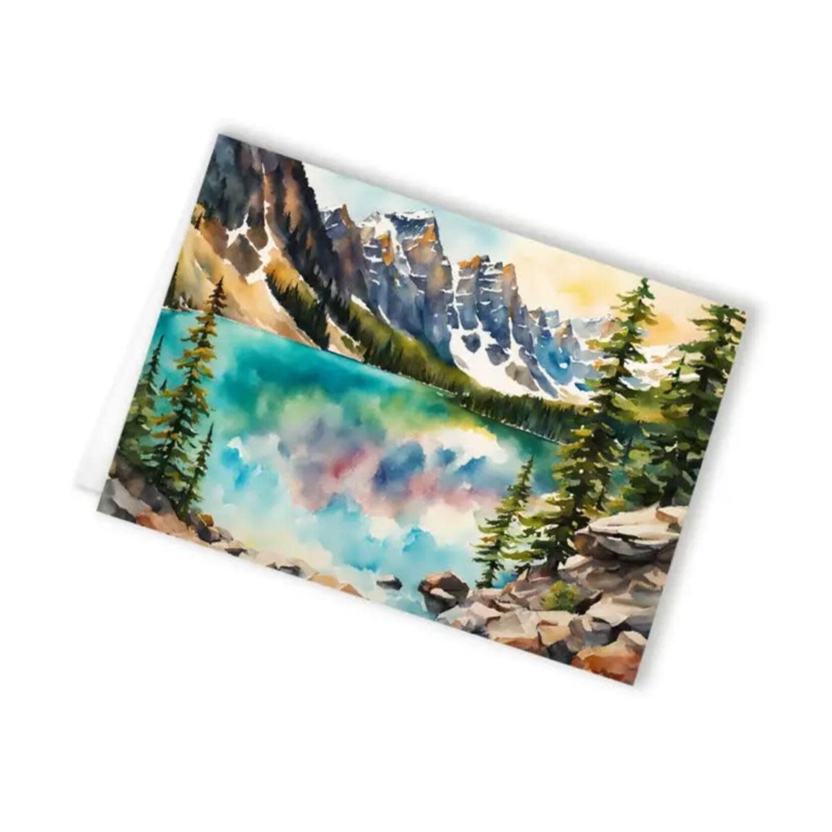 Terri McLaughlin Greeting Card - Moraine Lake Summer