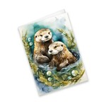 Terri McLaughlin Greeting Card - River Otters