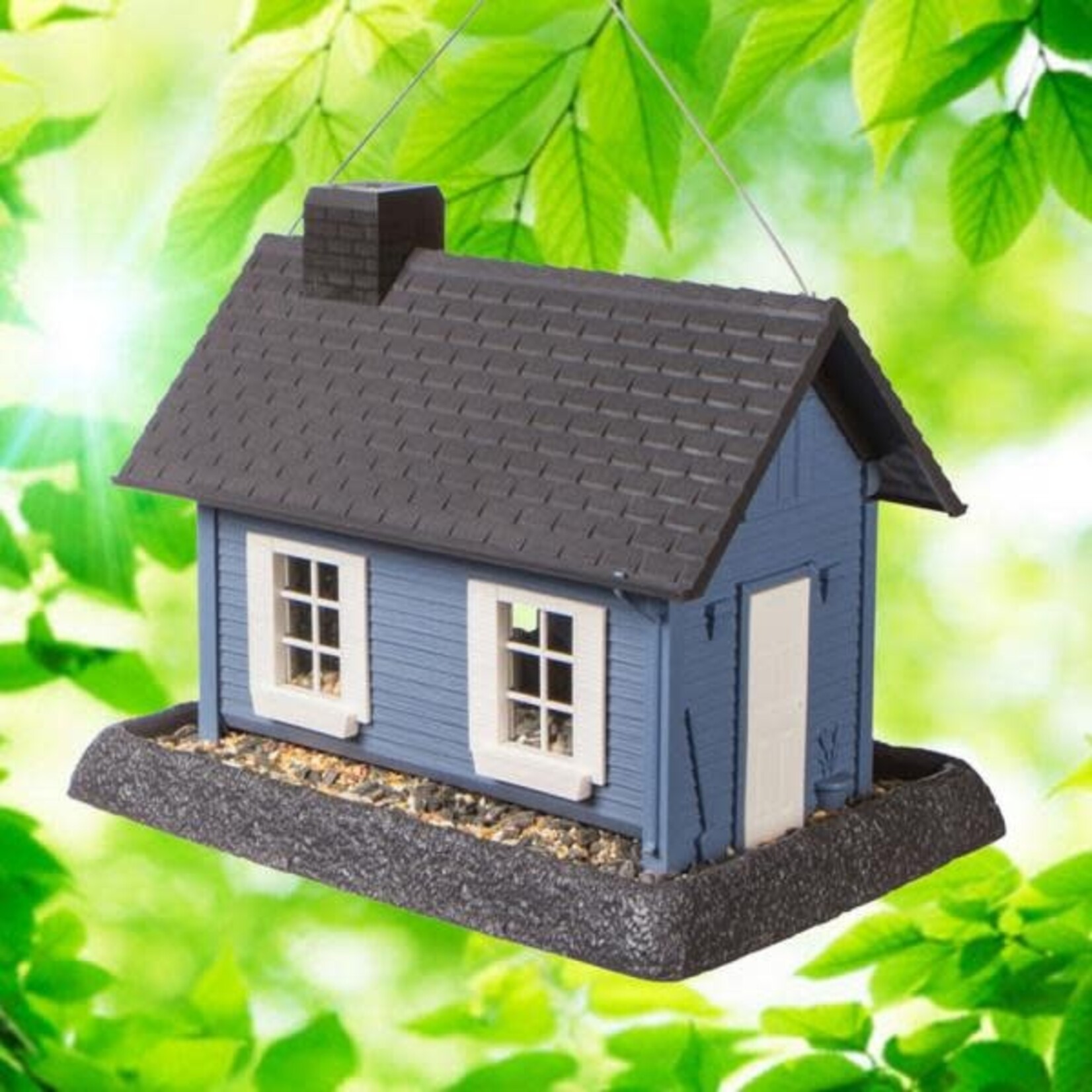 North States Birdfeeder - Large Blue Cottage