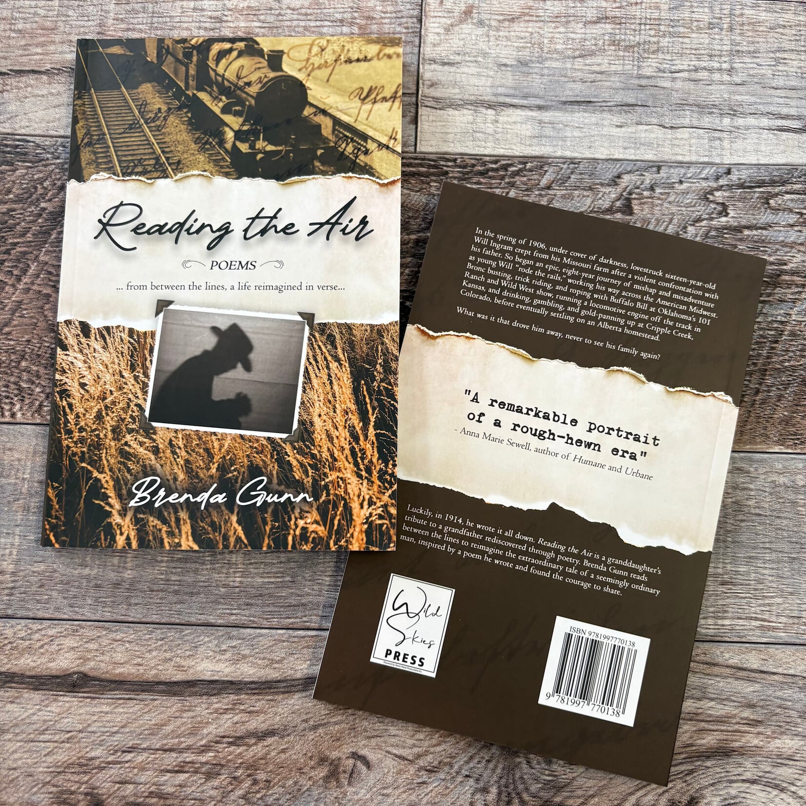 Reading the Air Poetry Book by Brenda Gunn