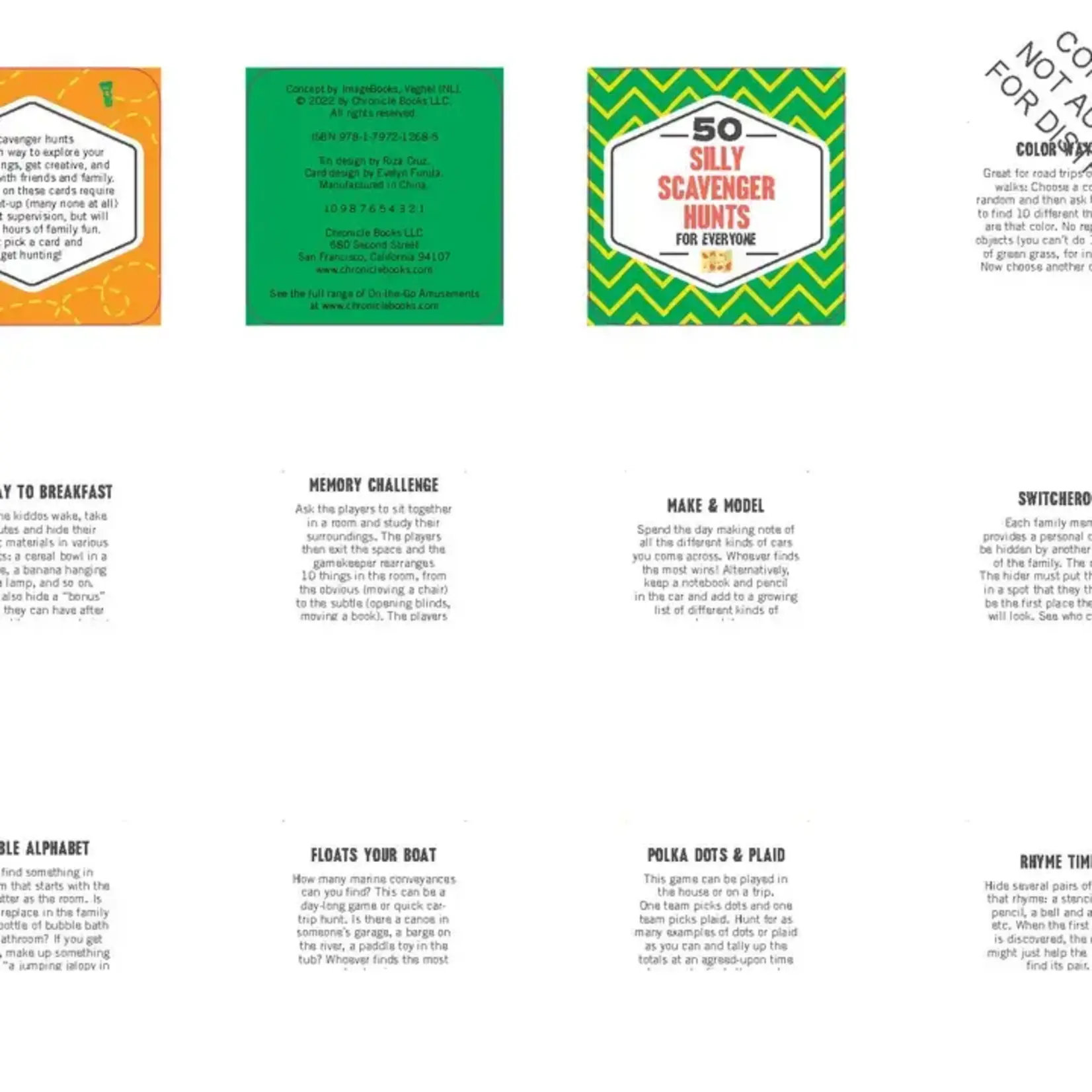 On-The-Go Amusements: 50 Silly Scavenger Hunts For Everyone