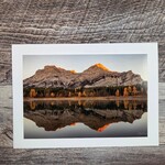 Angela Hindmarsh Photography Greeting Card - Mountains Orange