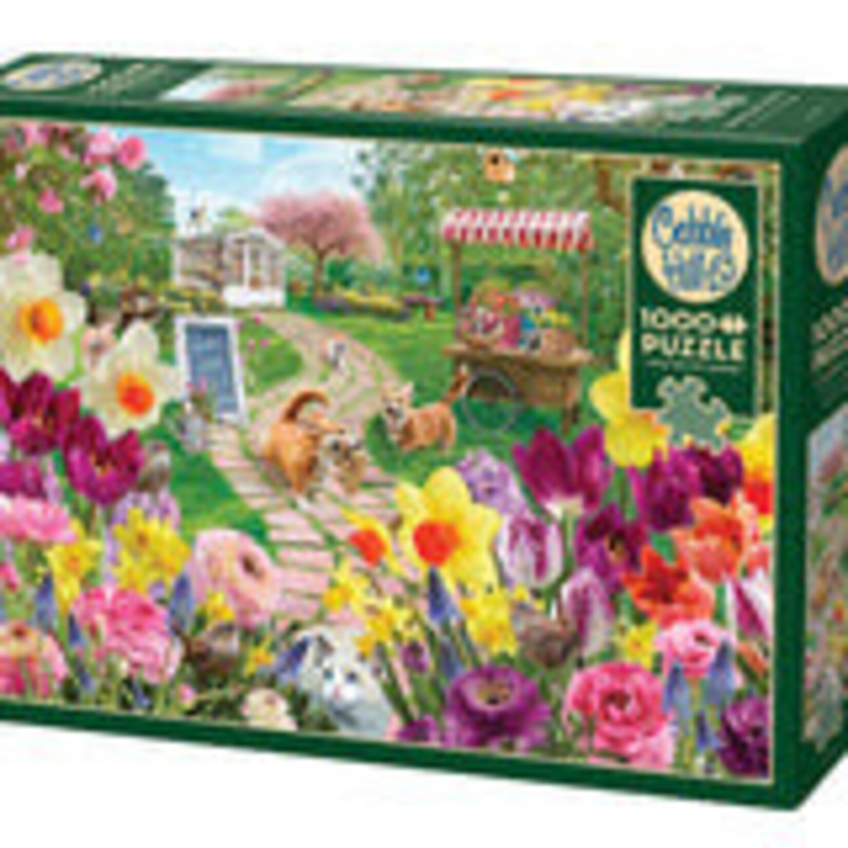 Cobble Hill Puzzles Springtime Frolic - 1000 pc puzzle