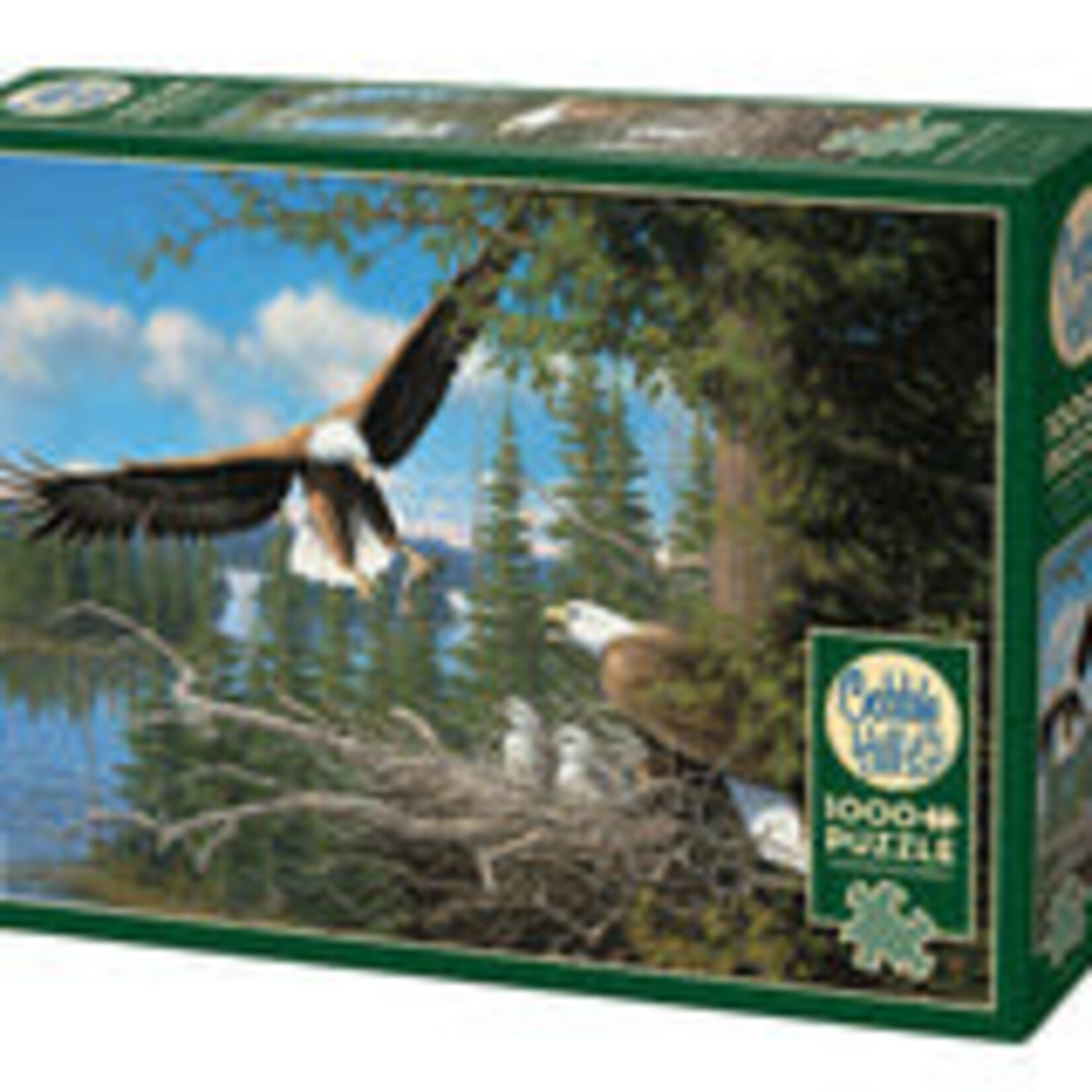 Cobble Hill Puzzles Nesting Eagles - 1000 pc Puzzle