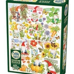 Cobble Hill Puzzles A Happy Gnome Life - 1000 pc puzzle