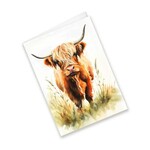 Terri McLaughlin Greeting Card - Highland Cow