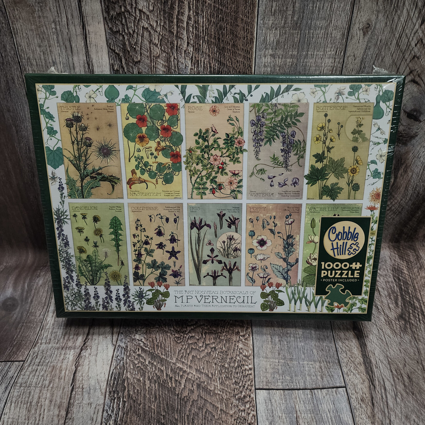 Cobble Hill Puzzles Cobble Hill - Botanicals by Verneuil - 1000 pc Puzzle