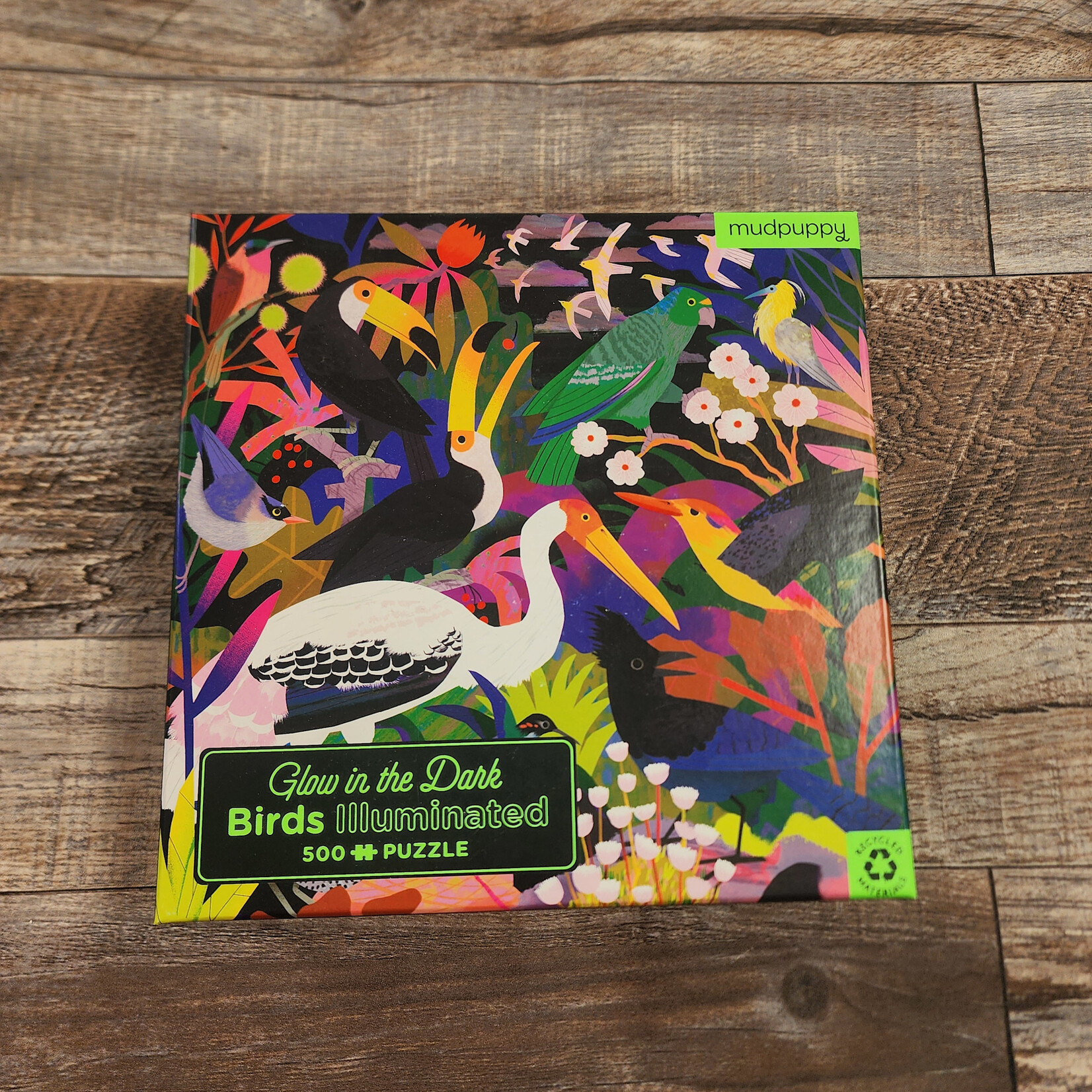Birds Illuminated 500 Piece Glow in the Dark Puzzle