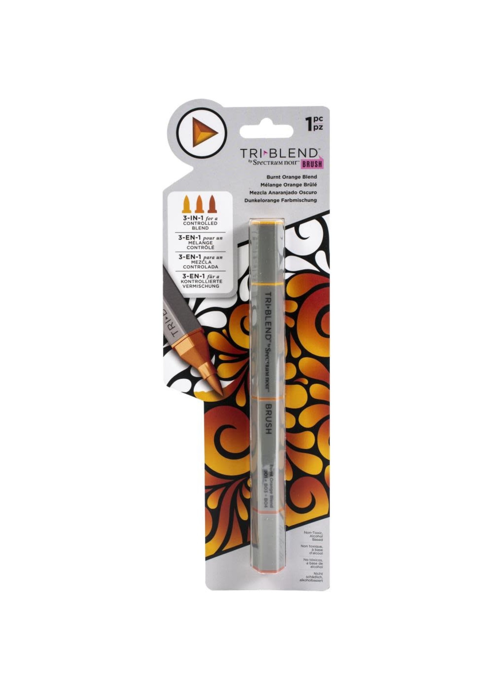 SPECTRUM NOIR Tri-Blend Brush Marker Burnt Orange